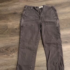 AMO Gray Casual Pants- army